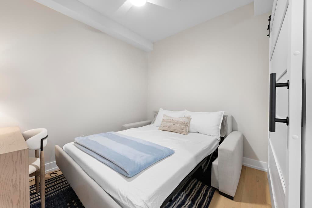 Den Sleeper Bed Setup